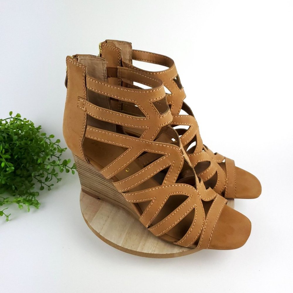 Franco Sarto Womens Size 10M Hazy Gladiator Wedge Sandal CUTE!